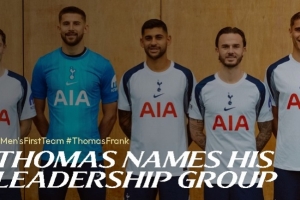 五人“队长团”！热刺官方：罗梅罗为第一队长，麦迪逊范德文在列