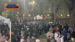 有吧友在吗？皇马欧冠客战凯拉特，阿拉木图球场外人山人海