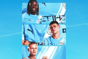 曼城官方9月队内最佳球员候选：哈兰德领衔，多库、福登在列