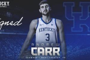 夏联场均3分2.6板！官方：开拓者签下肯塔基大学的安德鲁-卡尔