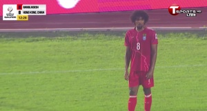 归化是真有用！蓝狐悍将乔杜里任意球破门，孟加拉国1-0中国香港