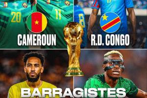 非洲区附加赛对阵确定：尼日利亚vs加蓬 ，喀麦隆vs刚果