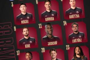 你的头顶怎么尖尖的拜仁首发图，杰克逊头部比队友“大一号”