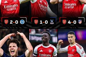 谁能打爆这条防线？阿森纳豪取各项赛事8连胜，10月6场比赛全零封