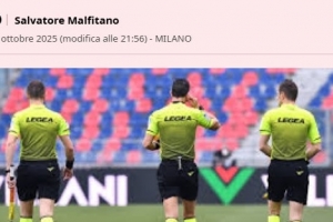 米体：一名意大利裁判因为贿赂他人操纵比赛被警方逮捕