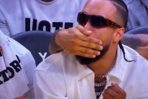 最佳队友狄龙在板凳上骂人 利弗斯挡住他的嘴还帮他顶罪