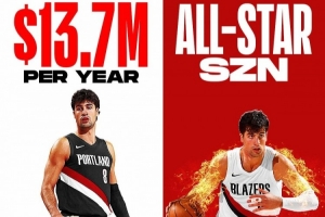 阿夫迪亚场均轰25.5分6.8板&年薪1375万！美媒：全联盟性价比之王