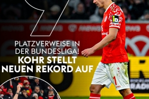 美因茨后卫科尔德甲第9次被出示红牌，成为德甲历史染红最多球员