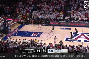 杨瀚森的好队友！乐福大学时期曾奉献如此炸裂的超远三分绝平！