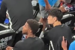 夏联杨瀚森学习英语花絮！真的会忍不住笑出来