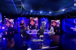 不擅长！名场面：孔蒂周中欧冠惨败后“胡言乱语”逗笑主持人！