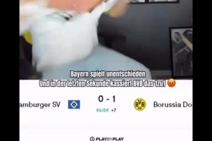 绝望了！多特球迷看到被汉堡绝平的精神状态：