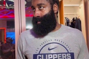 快船3胜7负！哈登吐槽轮换：阵容太不稳定！有的人之前都没上过