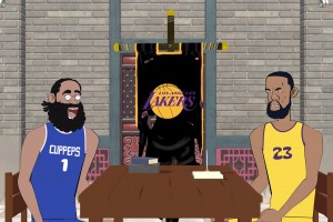 我湖怎么得到你的？佩林卡赛后在球员通道和东契奇唠嗑