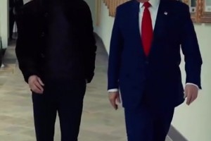 权威认证？白宫官媒晒C罗与特朗普同行，配文：两位GOAT