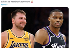 湖人自媒体预热：明天湖人VS威少哦！拿好爆米花🍿