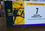 詹姆斯昨日单场只出手7次并列生涯第3低最少是04年的5次